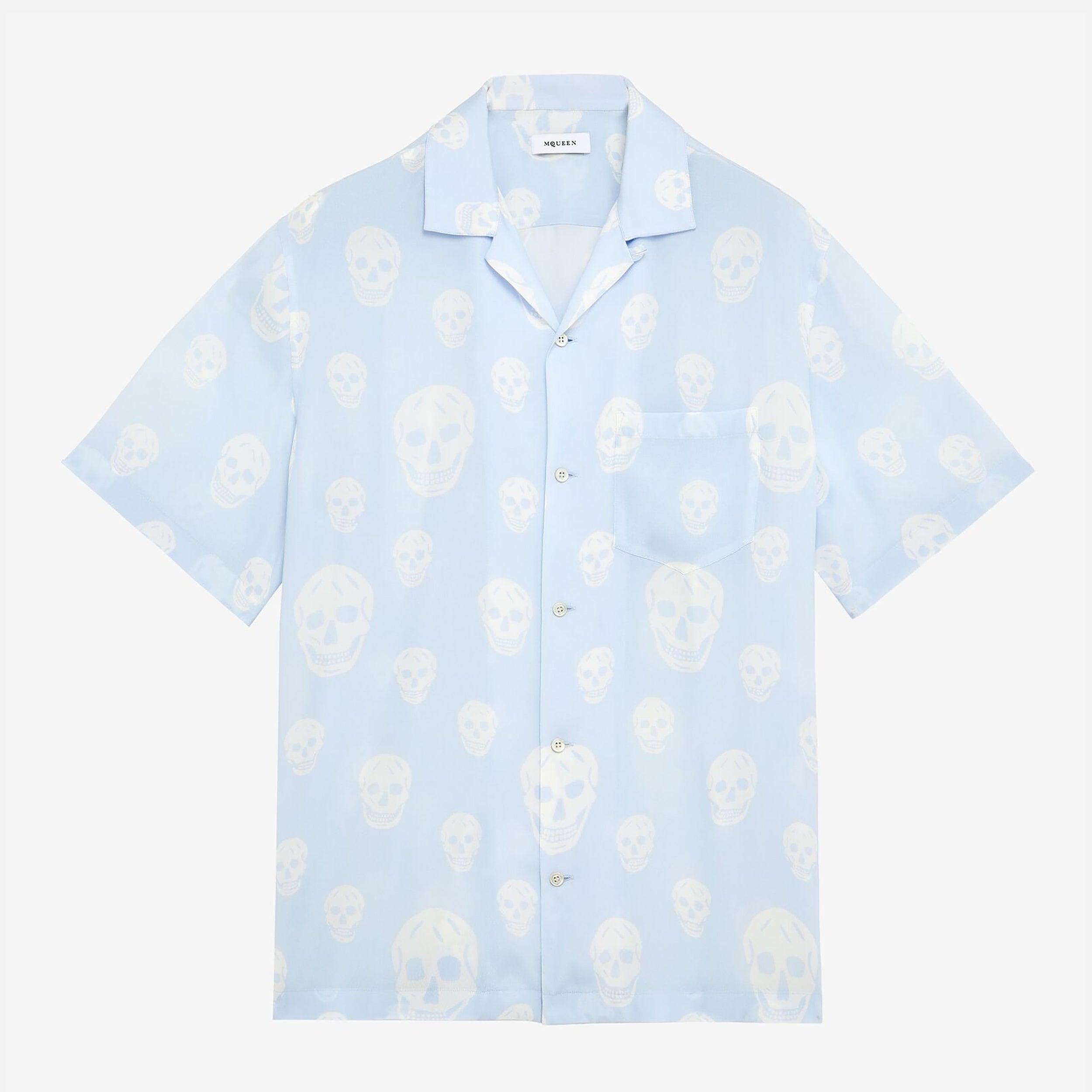 Alexander McQueen Skull Print Hawaiian Shirt