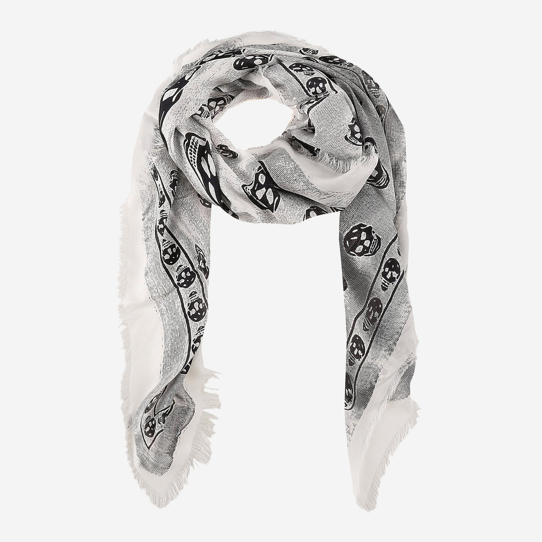 Alexander McQueen Skull Print Scarf – ZAP