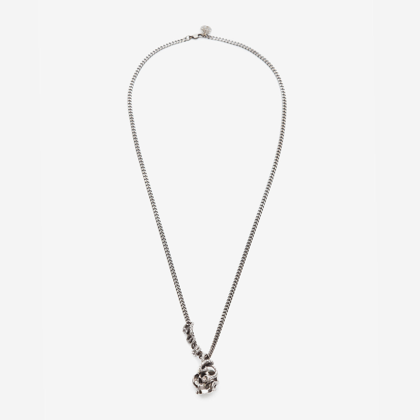 Alexander McQueen Skull And Snake Necklace