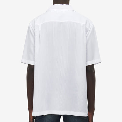 Alexander McQueen Striped Hawaiian Shirt