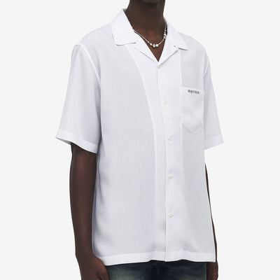 Alexander McQueen Striped Hawaiian Shirt