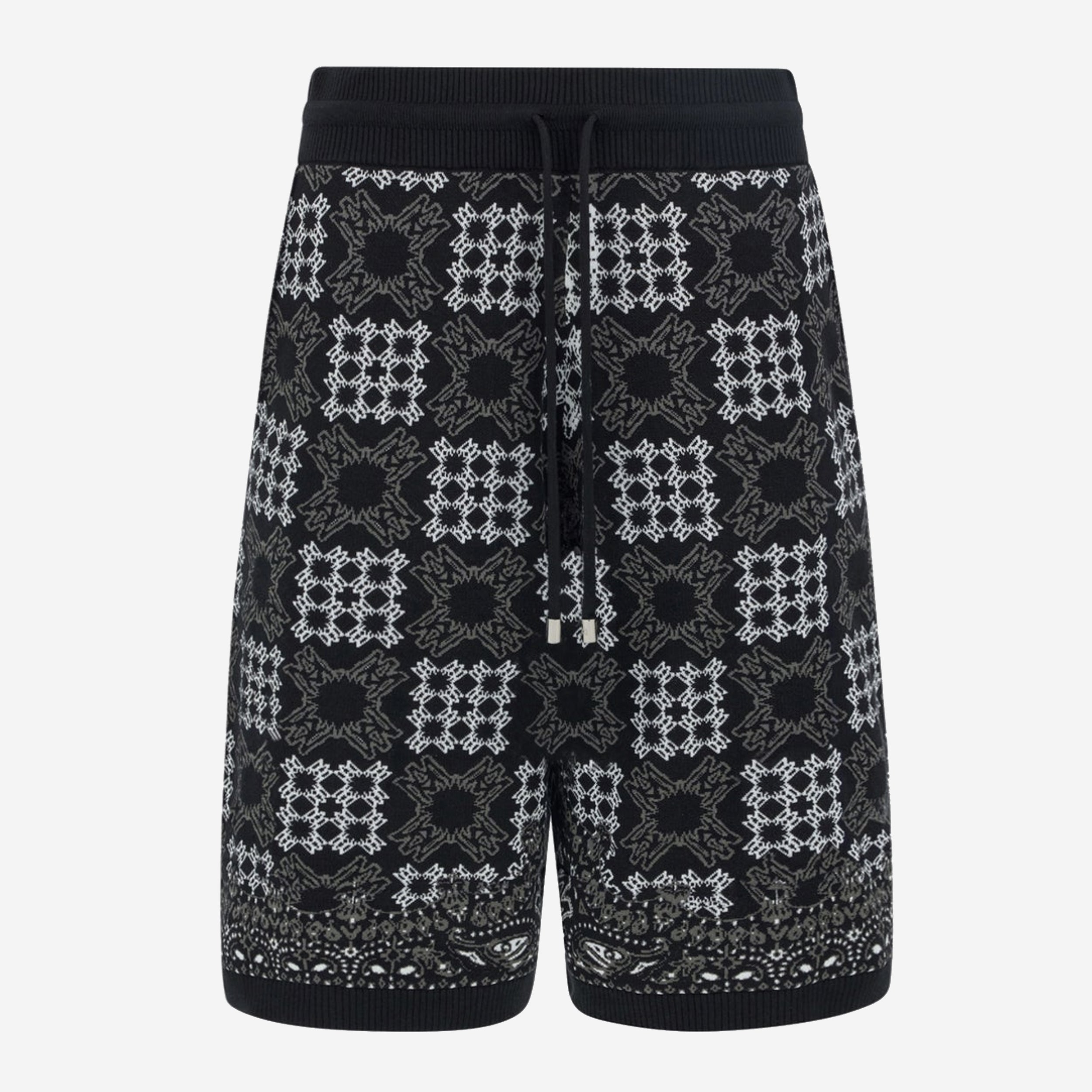 Amiri MA Quad Check Mesh Knit Short