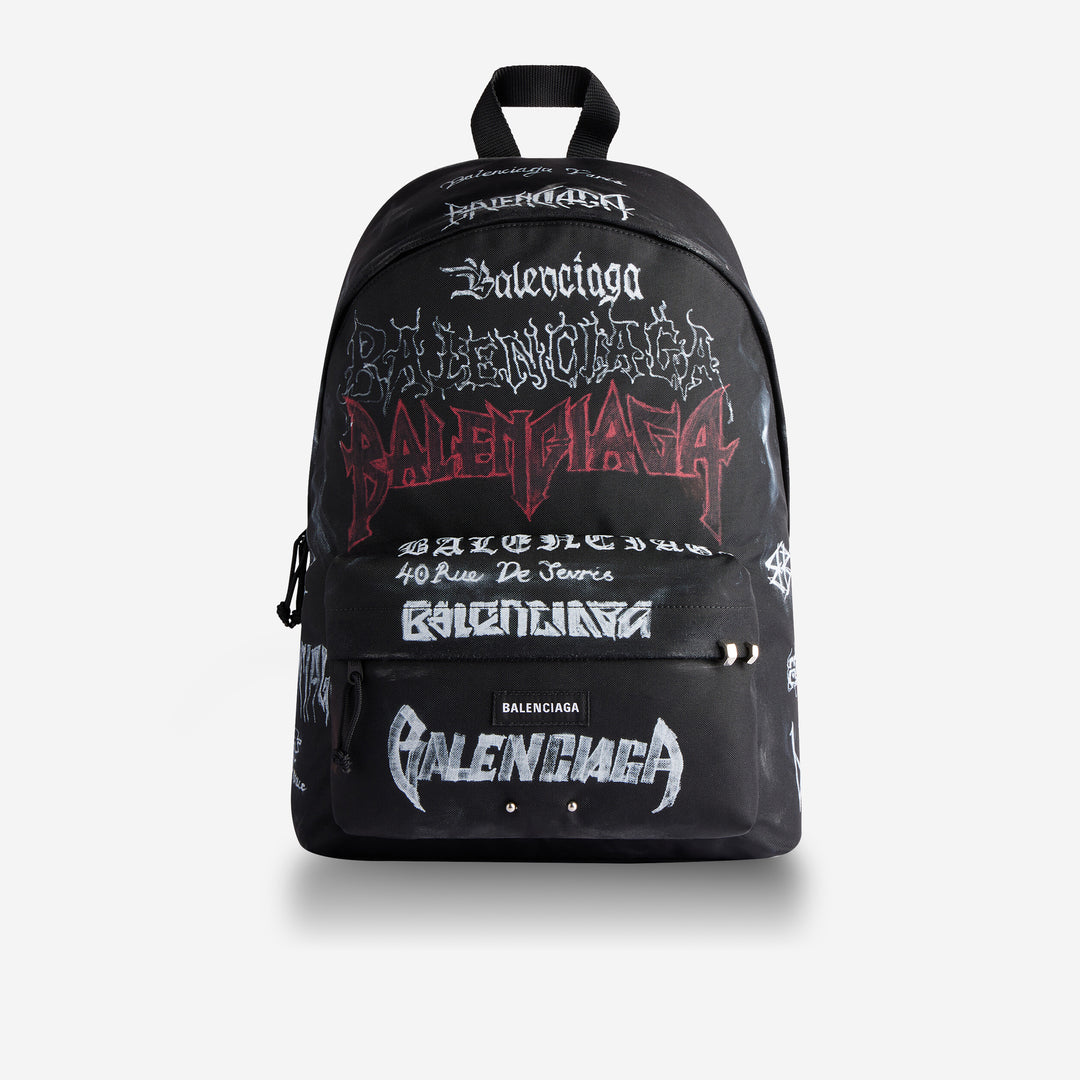 BALENCIAGA ロゴプリント リュック Logo Print Back Pack ロゴ プリント リュック | ブランド古着の