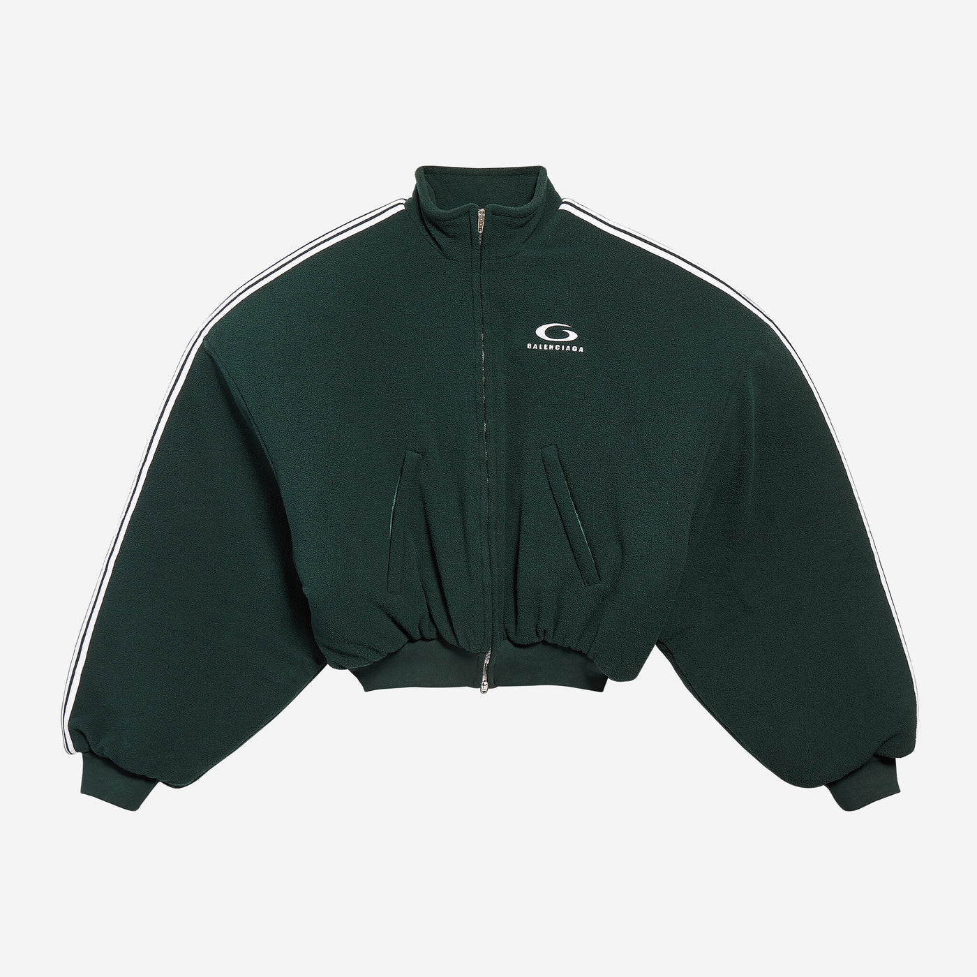 Balenciaga Loop Sports Icon Round Zip-Up Jacket