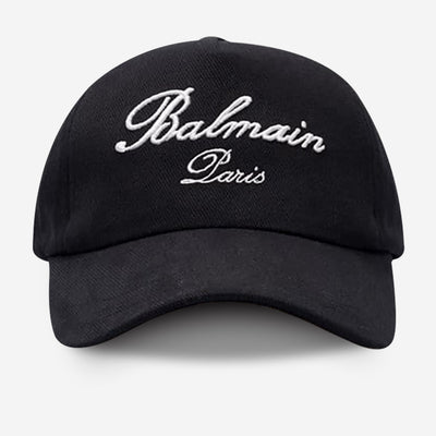 Balmain Embroidered Signature Baseball Cap