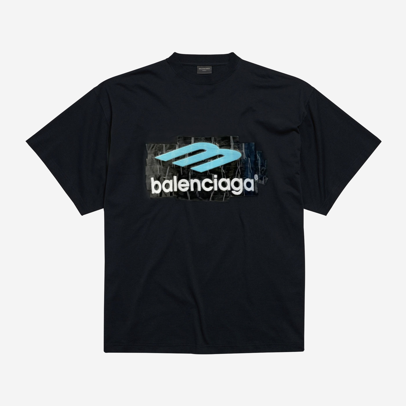 Balenciaga 3B Taped Logo T-Shirt – ZAP
