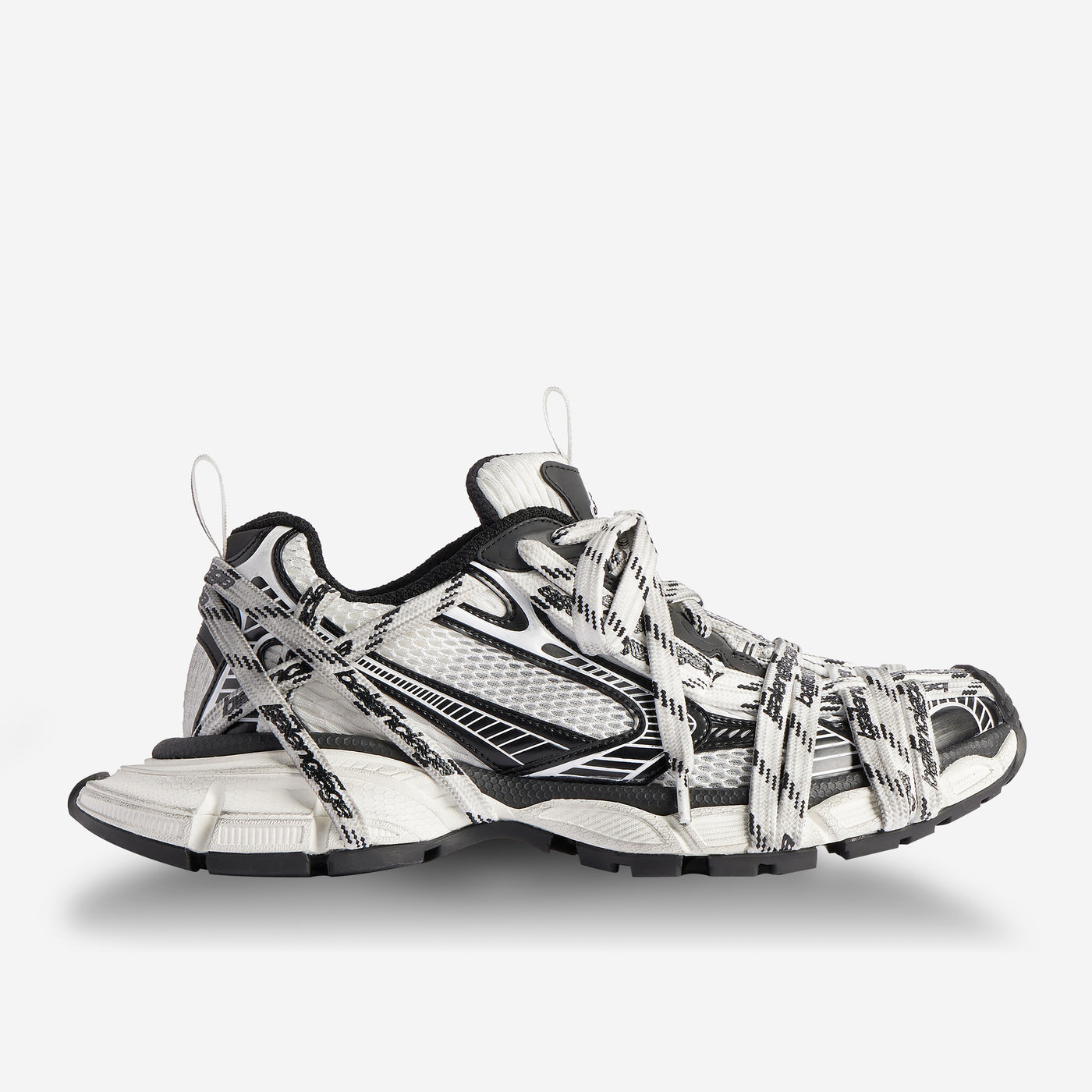 Balenciaga 3XL Extreme Laces Logo Sneakers