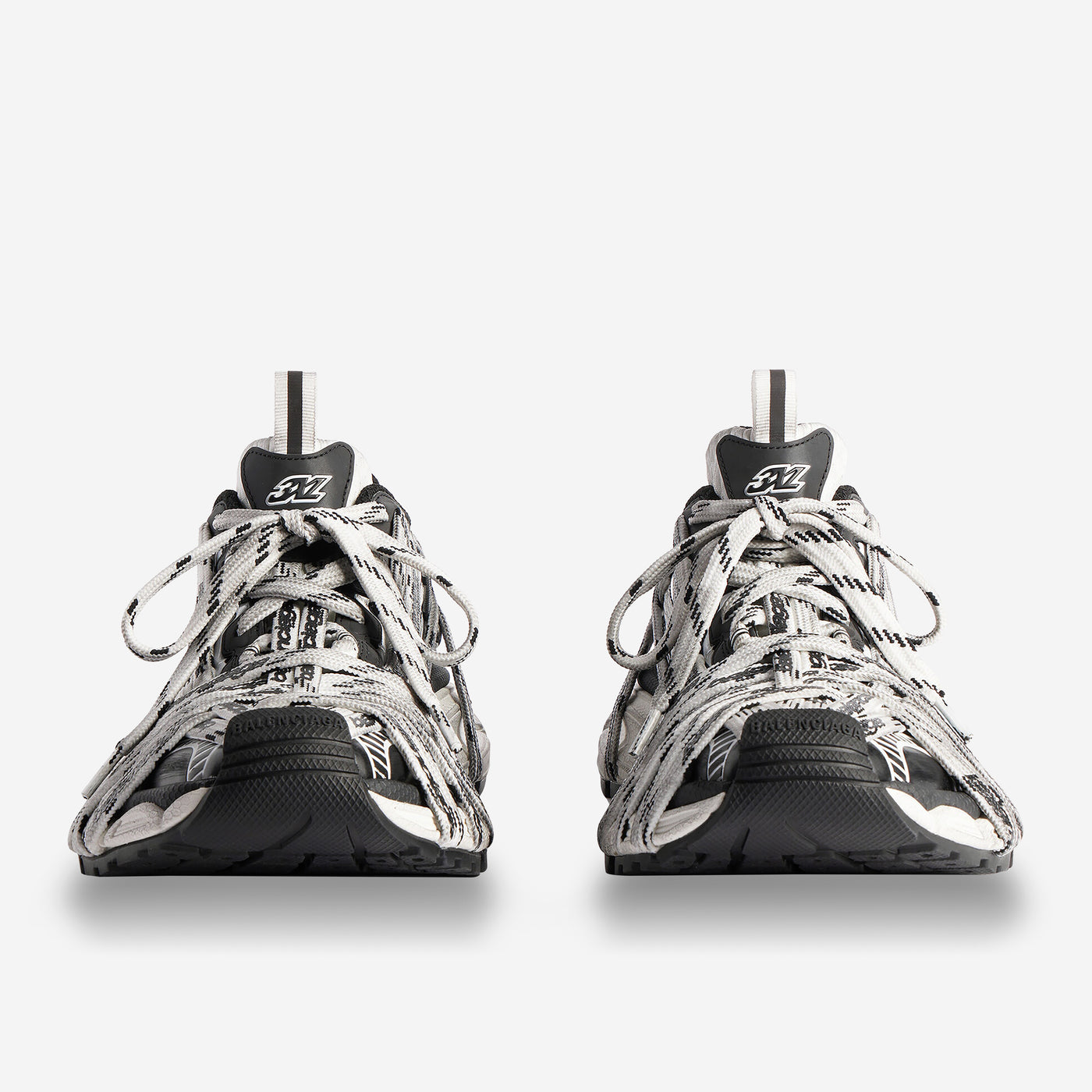 Balenciaga 3XL Extreme Laces Logo Sneakers