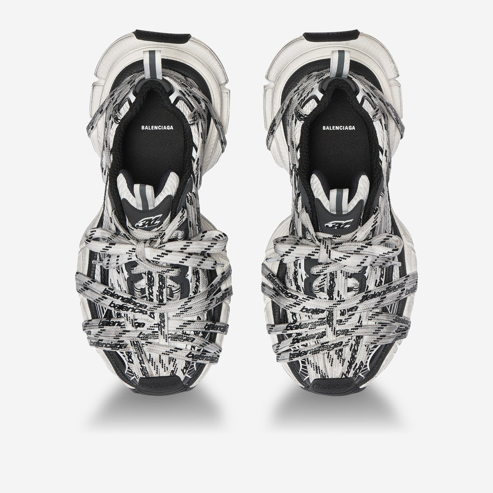 Balenciaga 3XL Extreme Laces Logo Sneakers – ZAP
