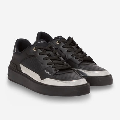 Balmain B-Court Flip Leather Sneakers