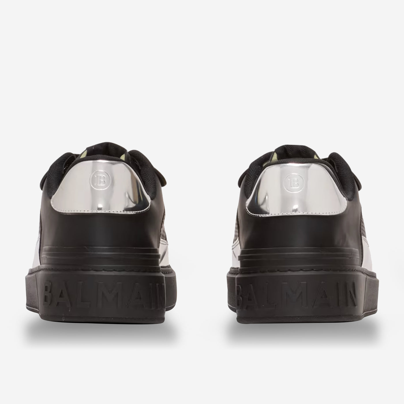 Balmain B-Court Flip Leather Sneakers