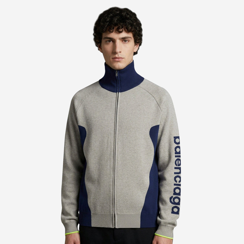 Balenciaga Bodies Knitted Zip-Up Cardigan – ZAP