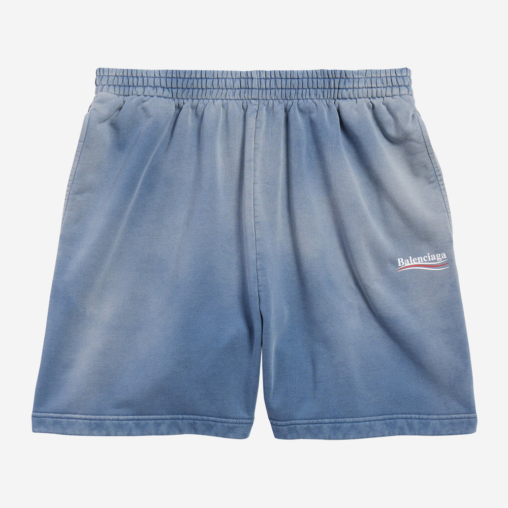 Balenciaga Faded Political Campaign Sweat Shorts – ZAP