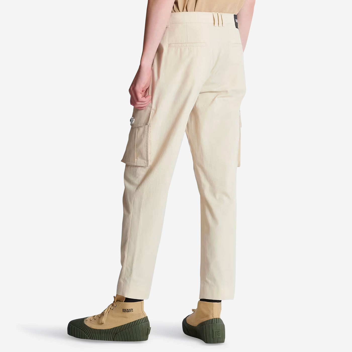 Balmain Cotton Cargo Trousers – ZAP - Main Image