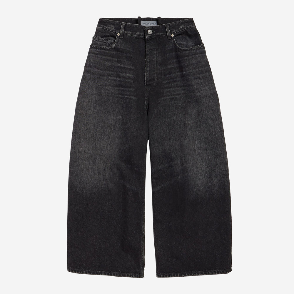 Balenciaga Curved Black Jeans – ZAP