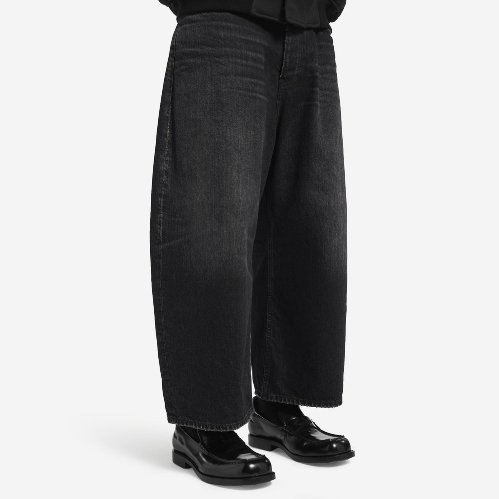 Balenciaga Curved Black Jeans – ZAP