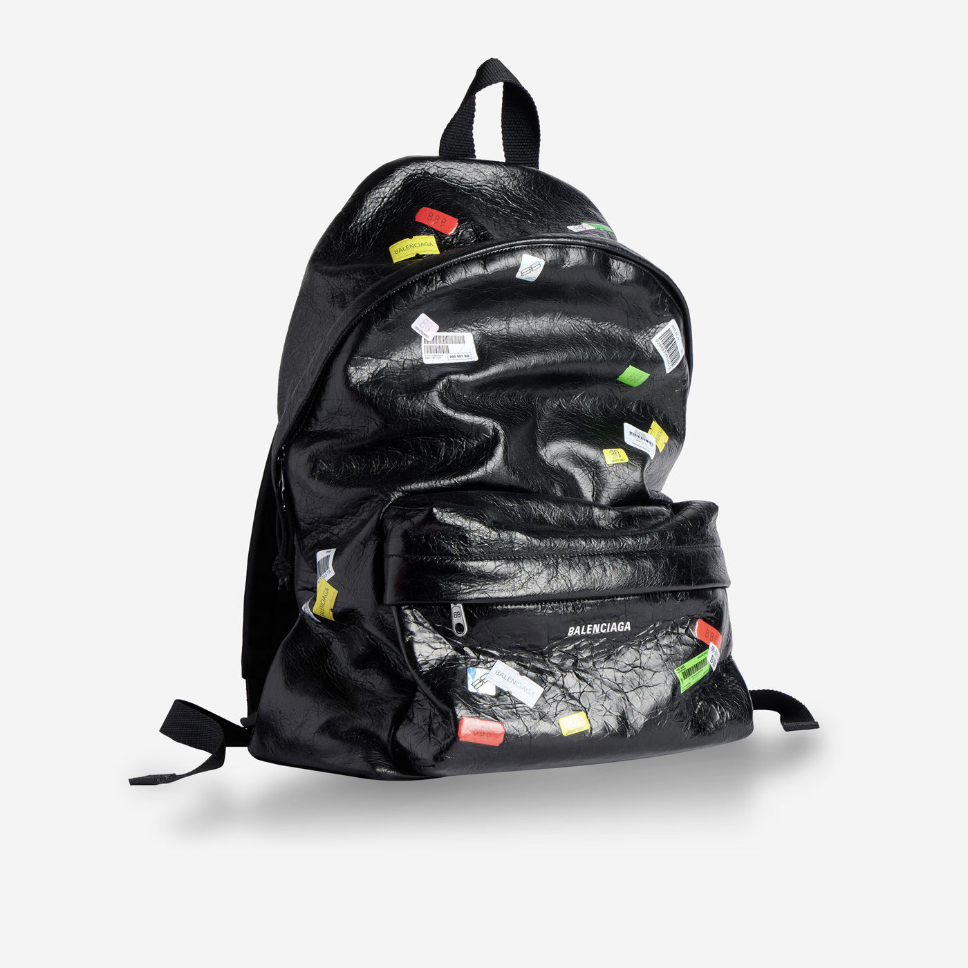 Balenciaga Printed Stickers Explorer Backpack