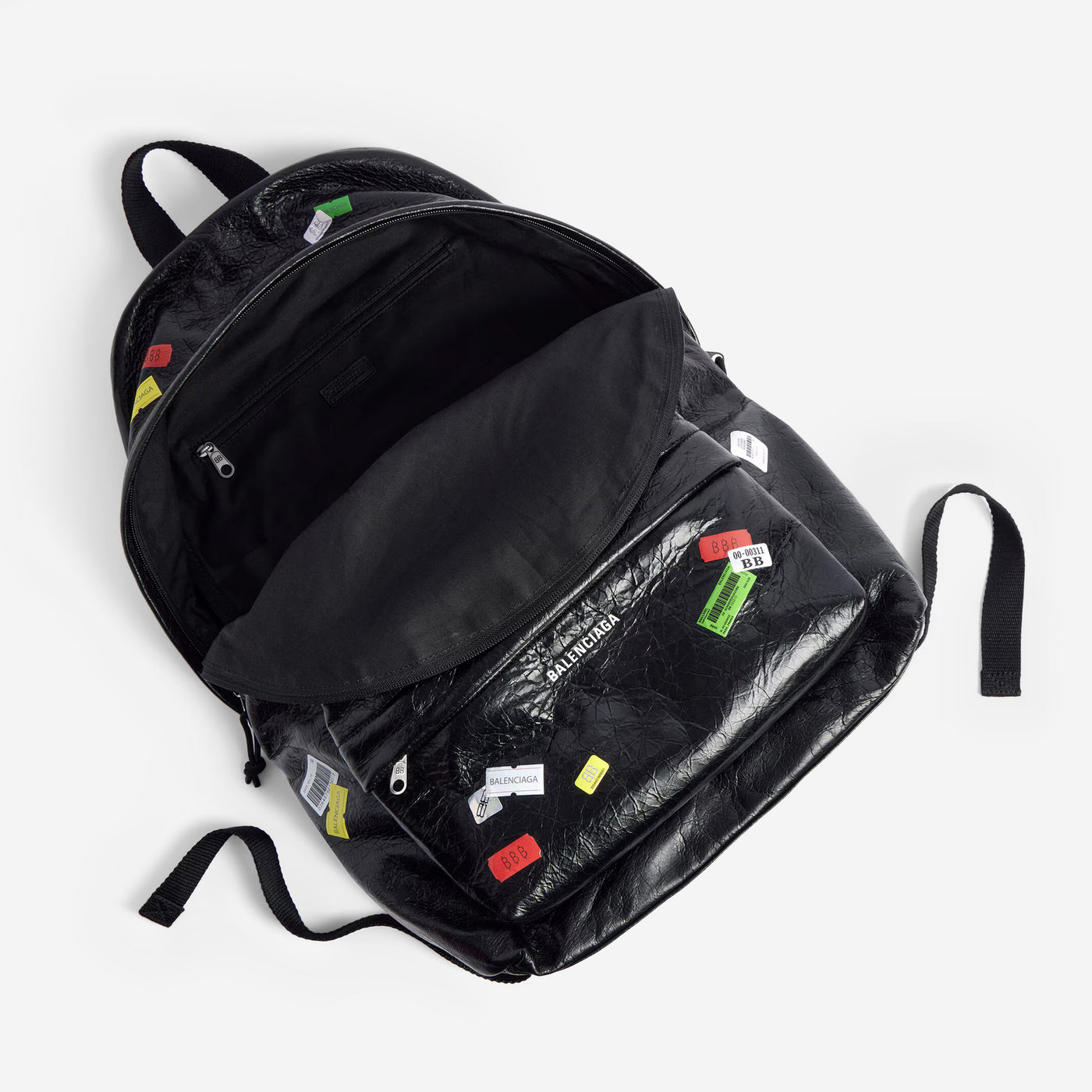 Balenciaga Printed Stickers Explorer Backpack