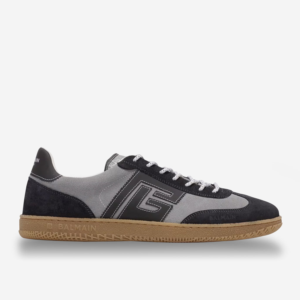 Balmain Suede Swan Sneakers – ZAP