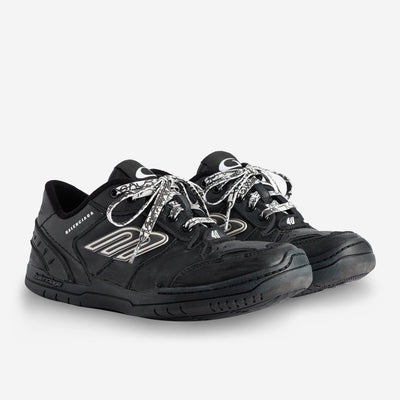 Balenciaga Hamptons Worn-out Black Sneakers