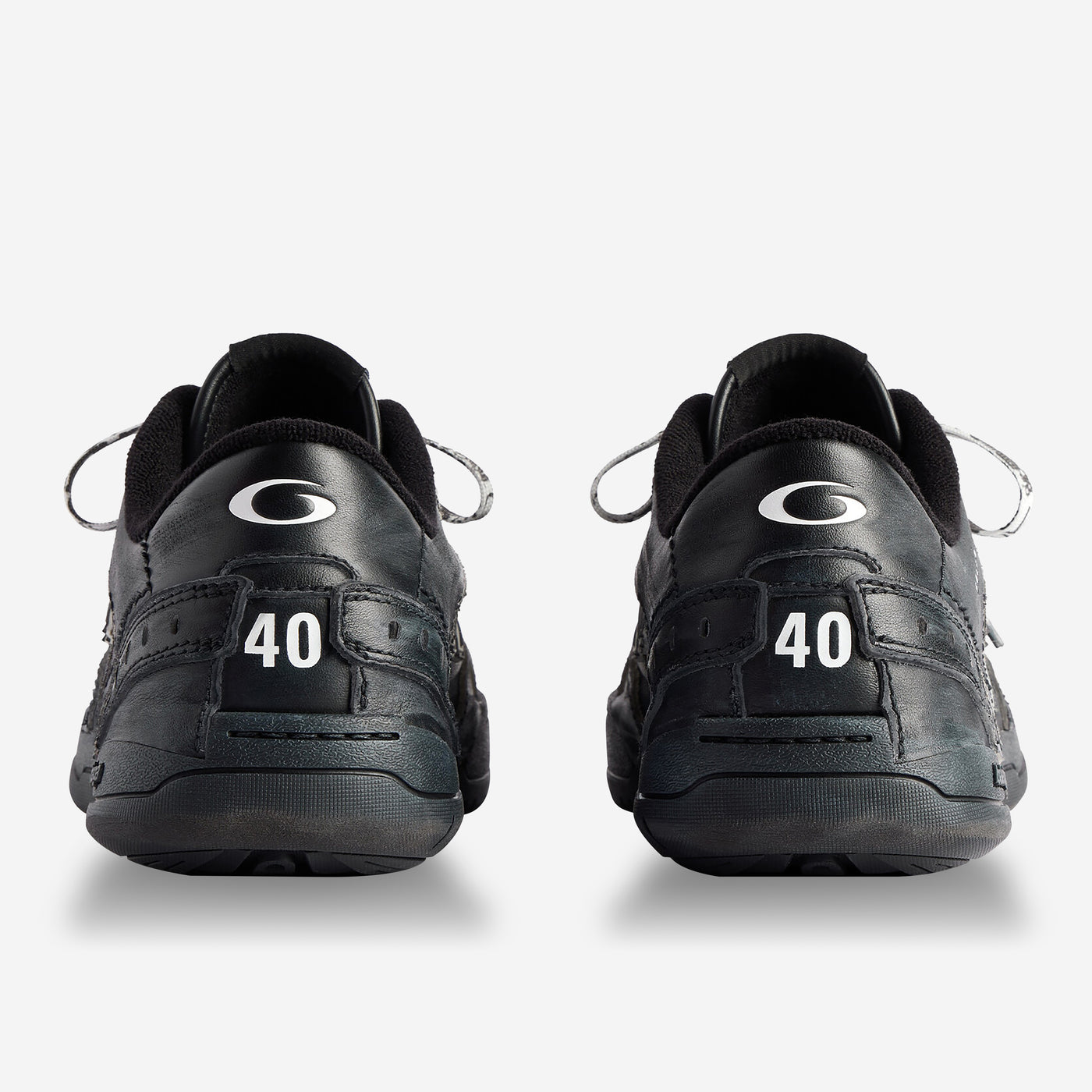 Balenciaga Hamptons Worn-out Black Sneakers