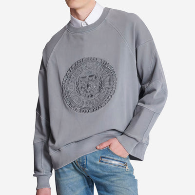 Balmain Embroidered Médaille Sweatshirt