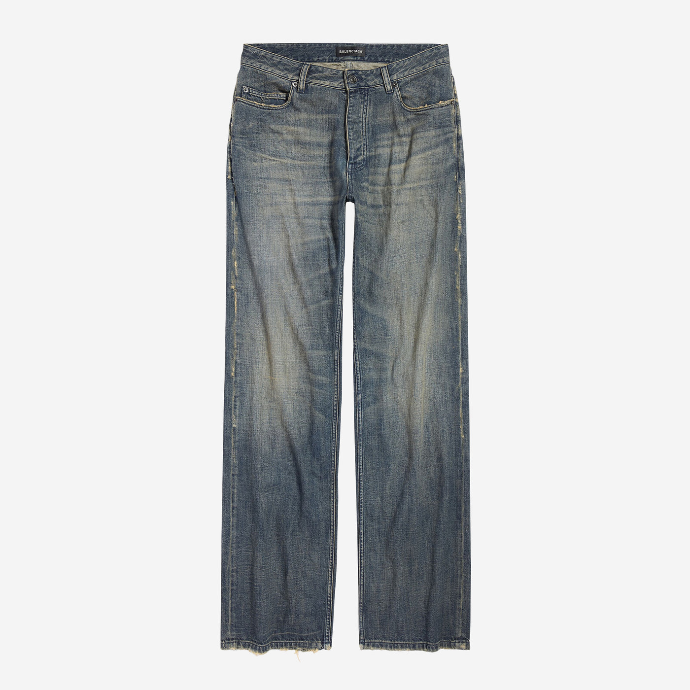 Balenciaga Relaxed Fit Cotton Denim Jeans