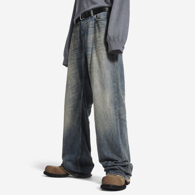Balenciaga Relaxed Fit Cotton Denim Jeans