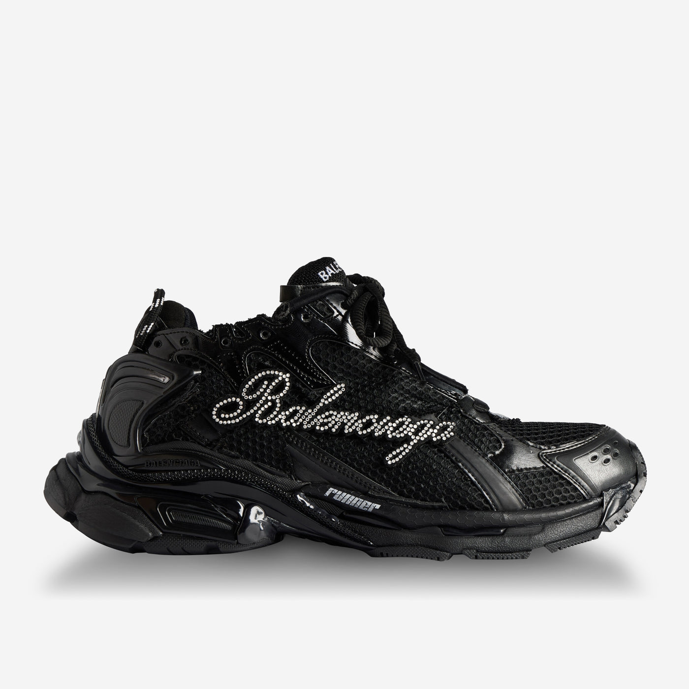 Balenciaga Rhinestones Runner Sneakers