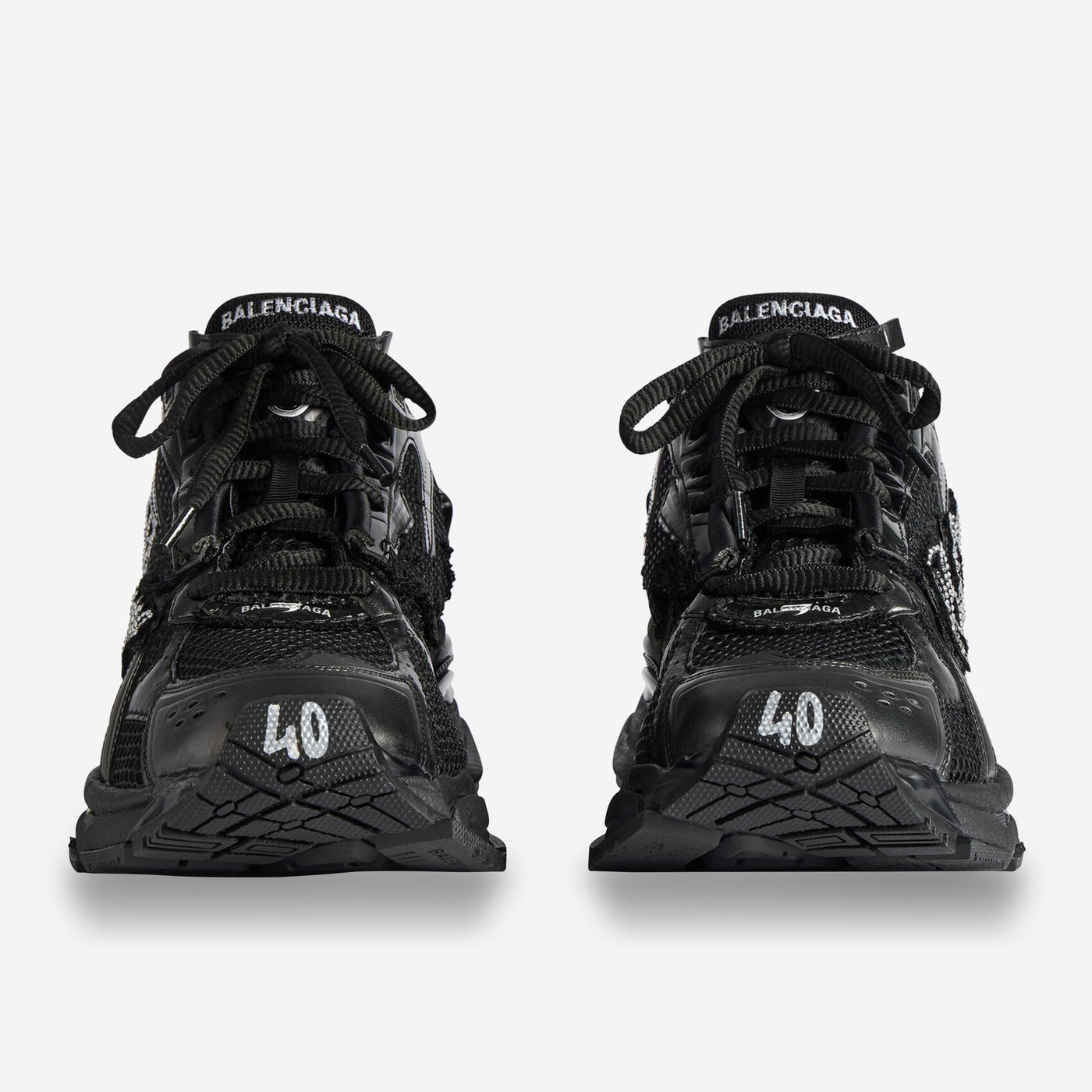 Balenciaga Rhinestones Runner Sneakers