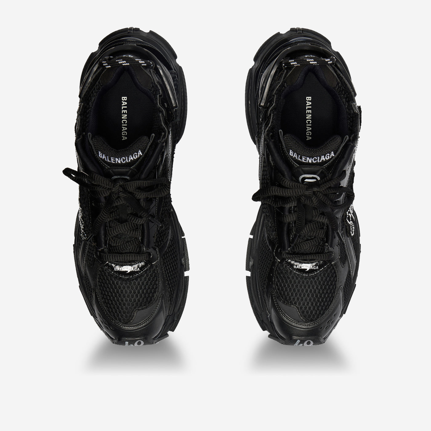 Balenciaga Rhinestones Runner Sneakers