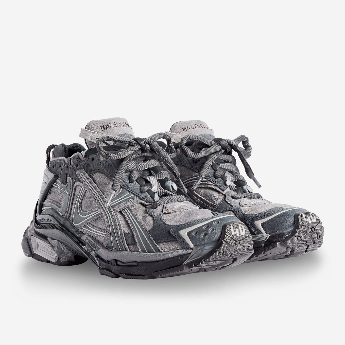 Balenciaga Runner Mesh Low-Top Sneakers