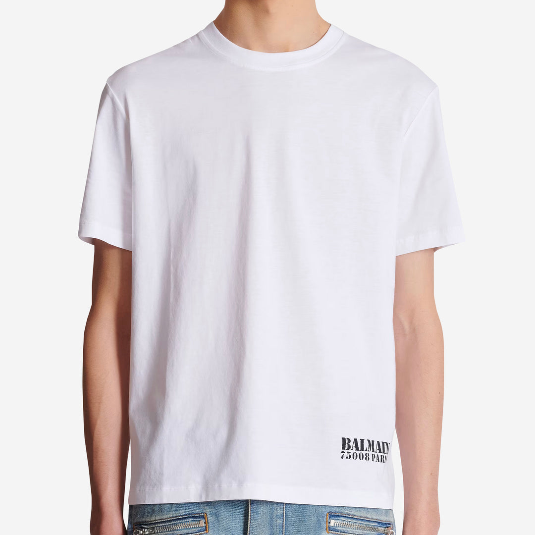 Balmain Small Balmain Stamp Printed T-Shirt – ZAP
