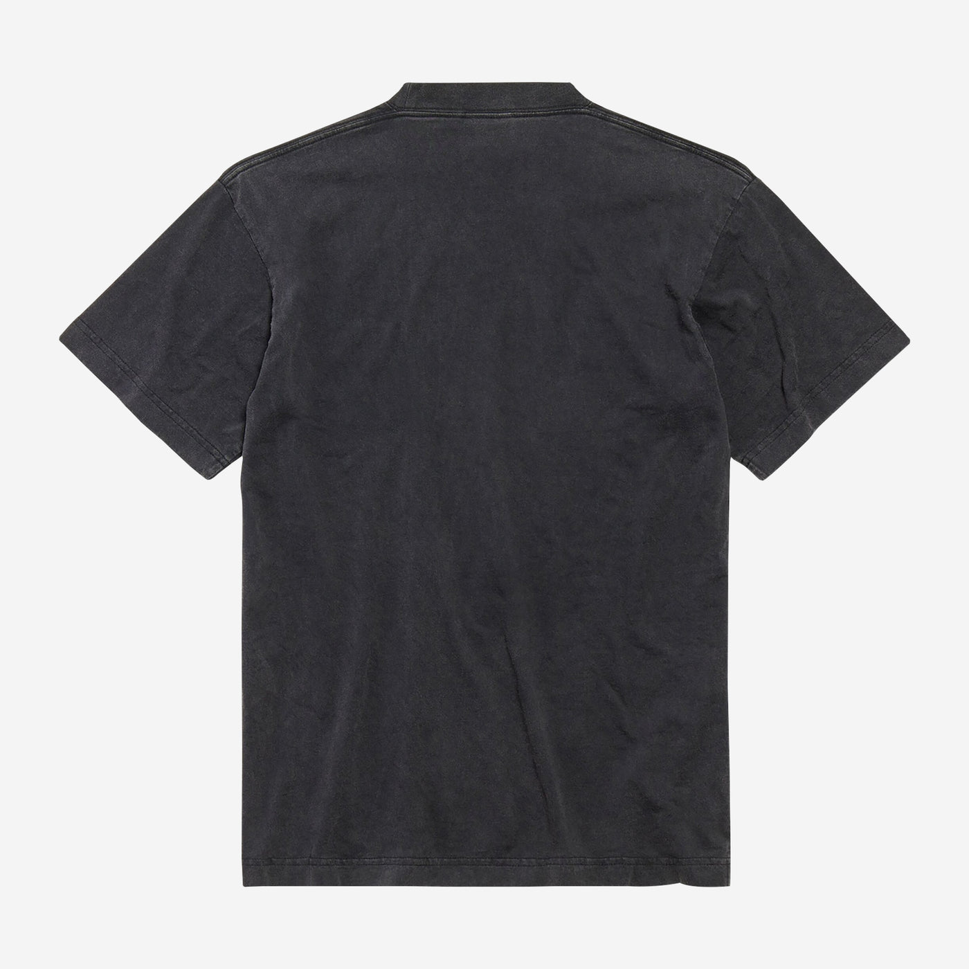 Balenciaga Standard Regular Fit Faded Black T-Shirt