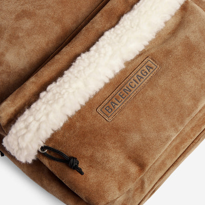Balenciaga Suede Calfskin Explorer Backpack