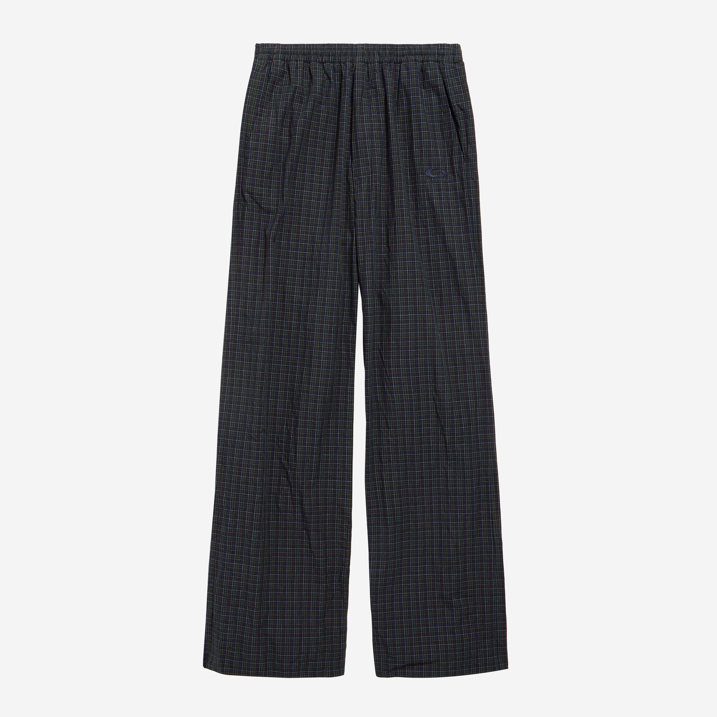 Balenciaga Micro Tartan Poplin Tailored Tracksuit Trousers