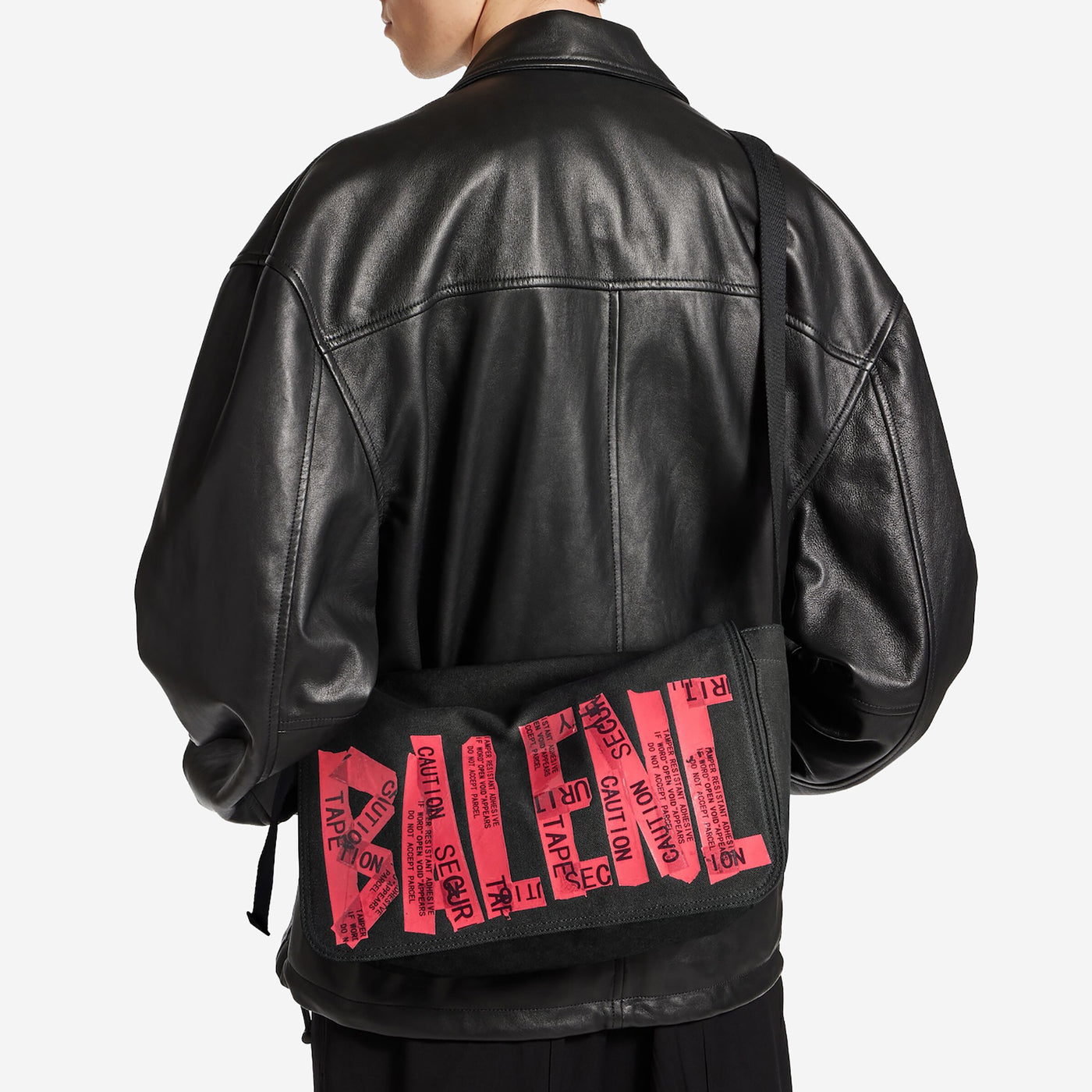 Balenciaga Tape Type Flap Messenger Bag