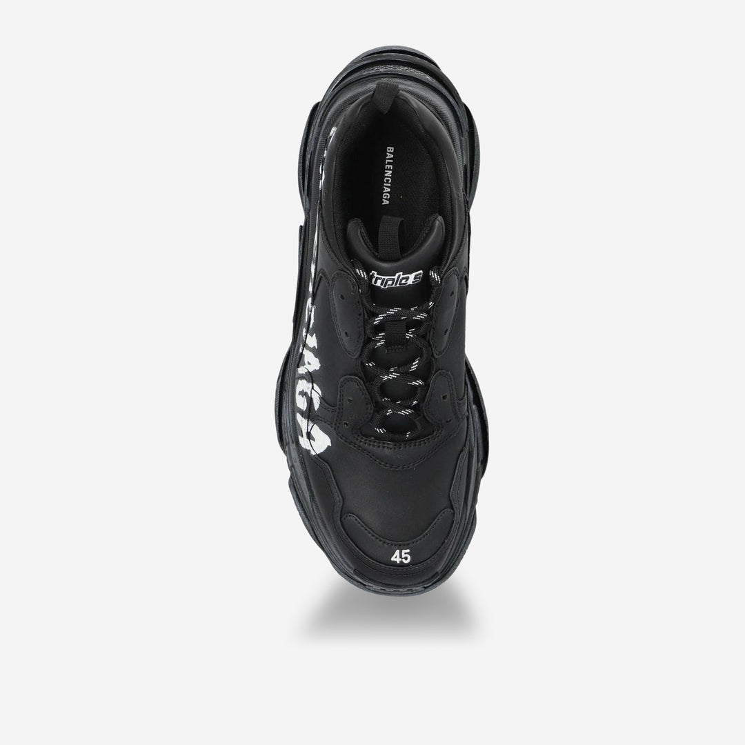 【Balenciaga】TRIPLE S PAINT LOGO◆536737WTSPL Balenciaga Triple S Paint Logo Sneakers – ZAP