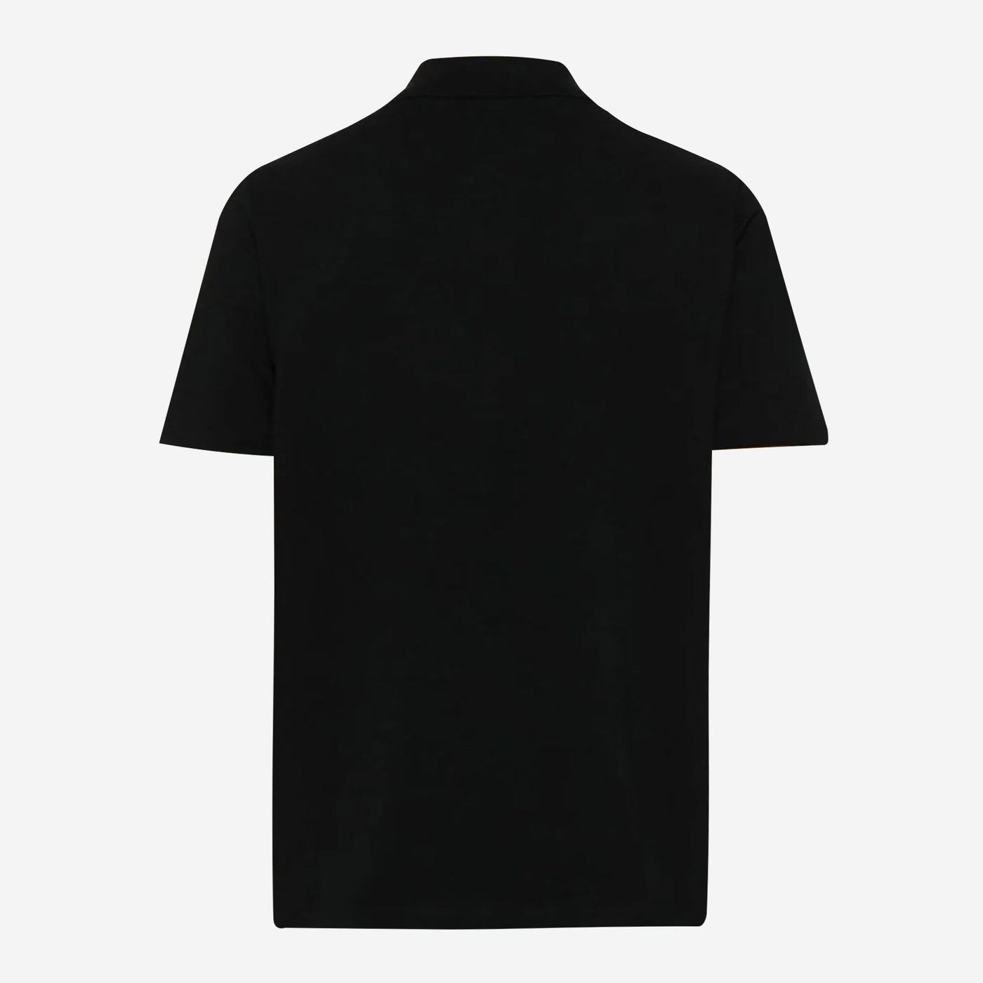 Balmain Black Half-Zip Polo