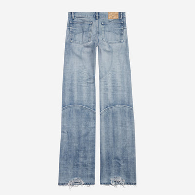 Balenciaga Fitted Low-Waist Light Blue Jeans