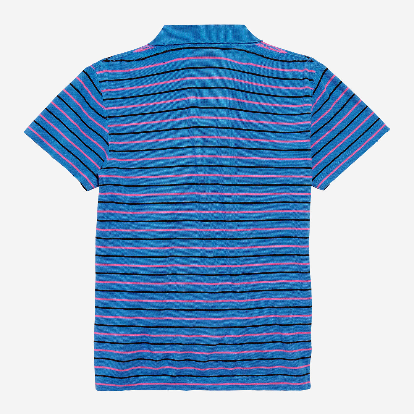 Balenciaga Laurel Classic Fitted Blue/Pink/Black Polo