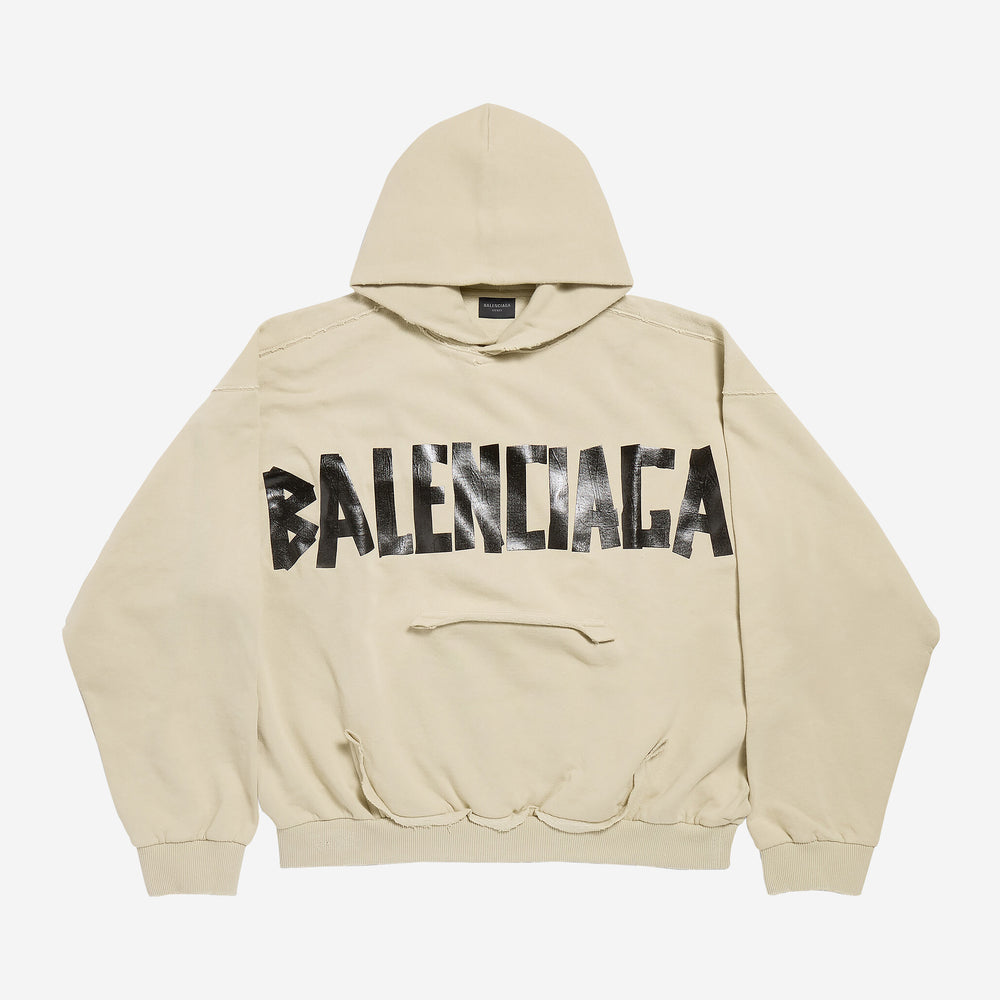 Balenciaga Tape Type Ripped Pocket Hoodie – ZAP