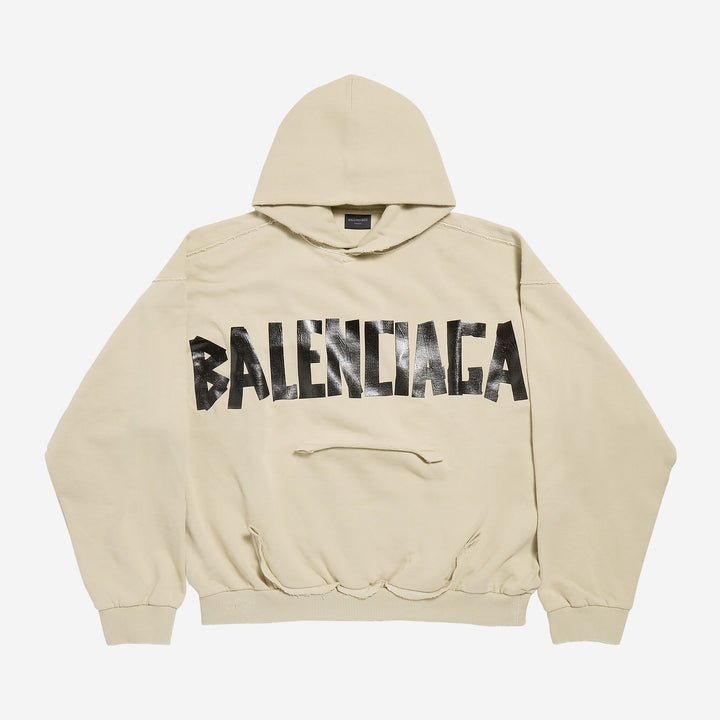 Balenciaga Tape Type Ripped Pocket Hoodie – ZAP