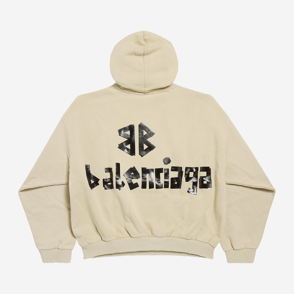 Balenciaga Tape Type Ripped Pocket Hoodie – ZAP