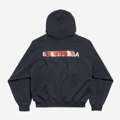 Balenciaga Taped Bal Back Dry Meddium Fit Hoodie
