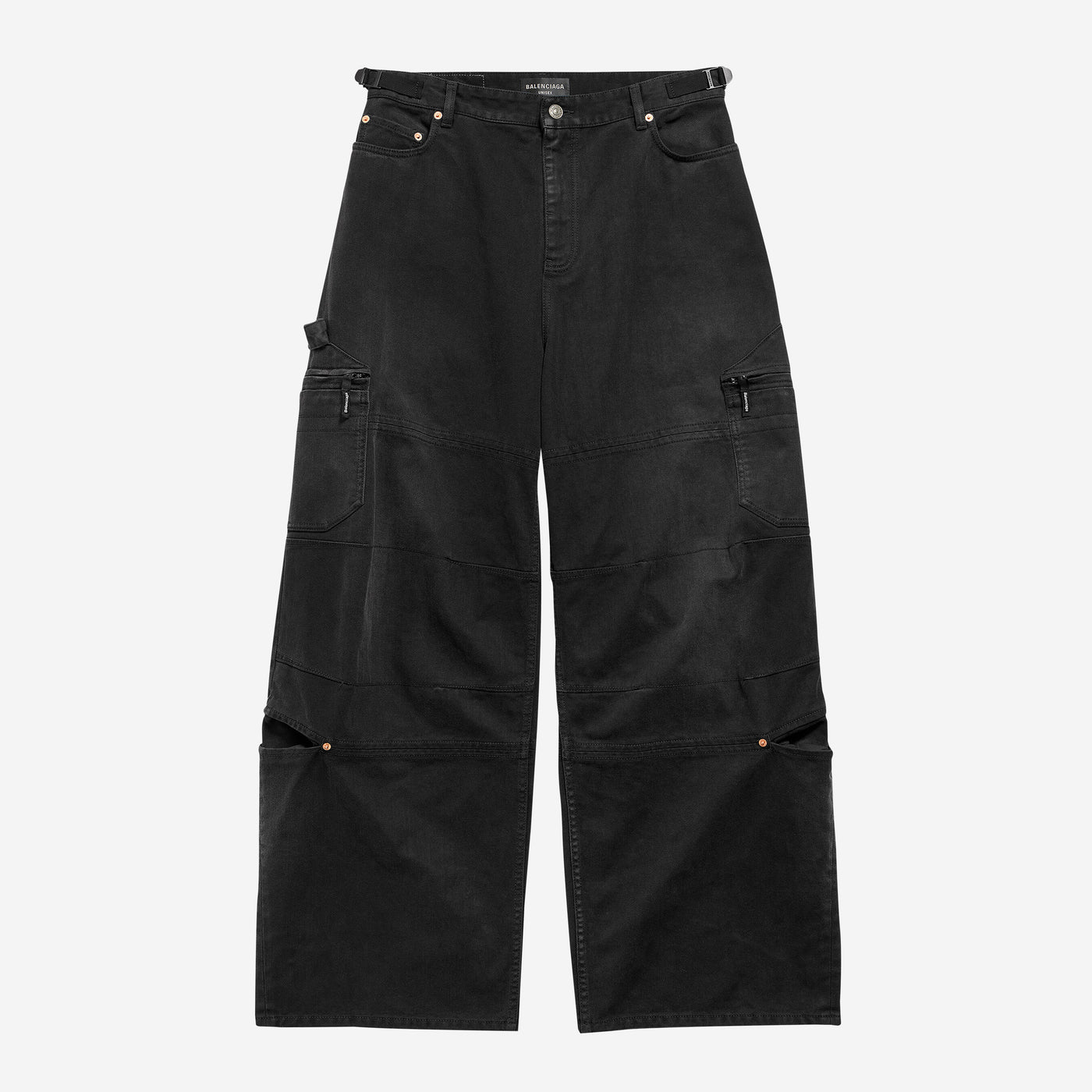 Balenciaga Soft Black Cargo Jean
