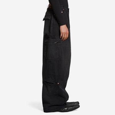Balenciaga Soft Black Cargo Jean