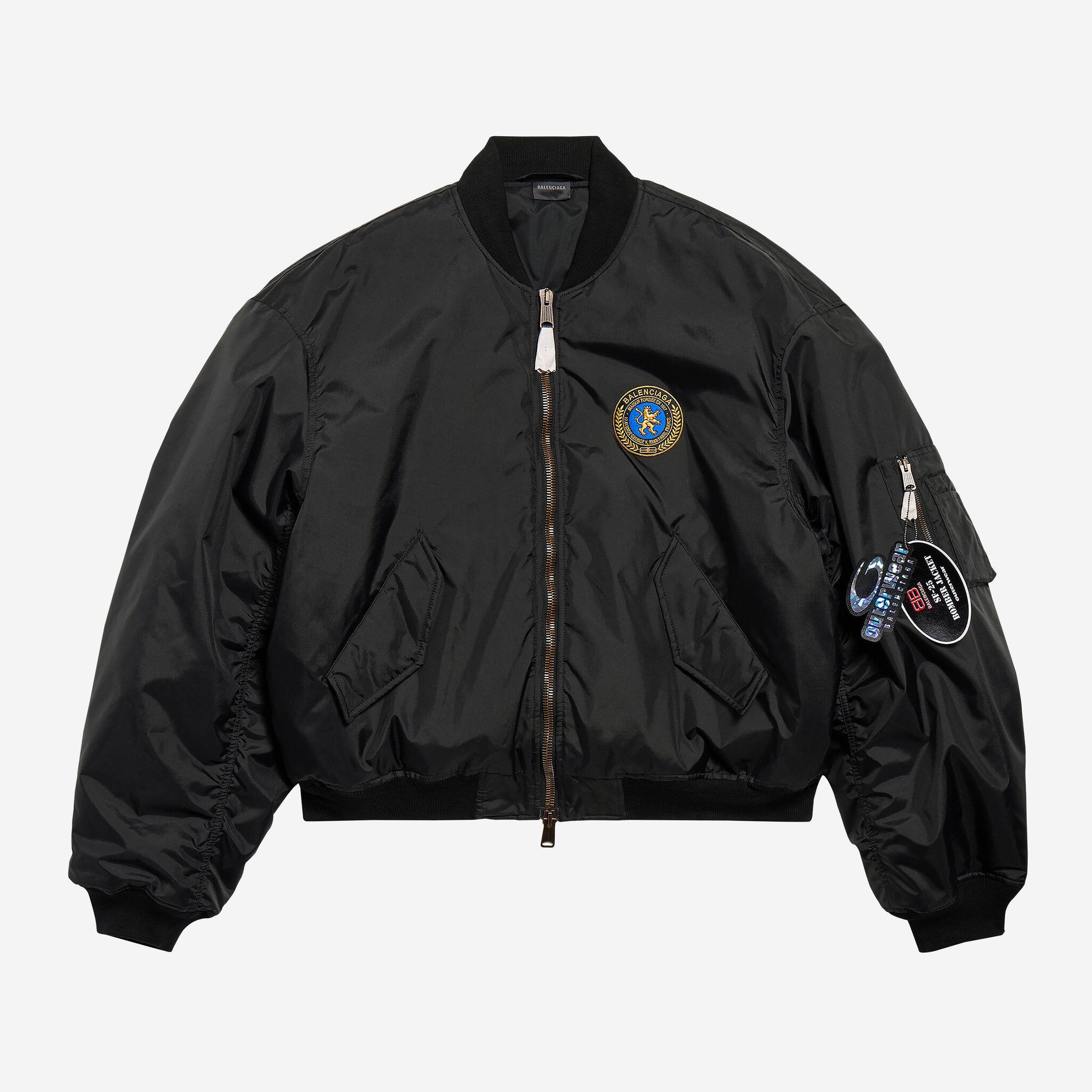 Balenciaga Large Fit Bomber Jacket