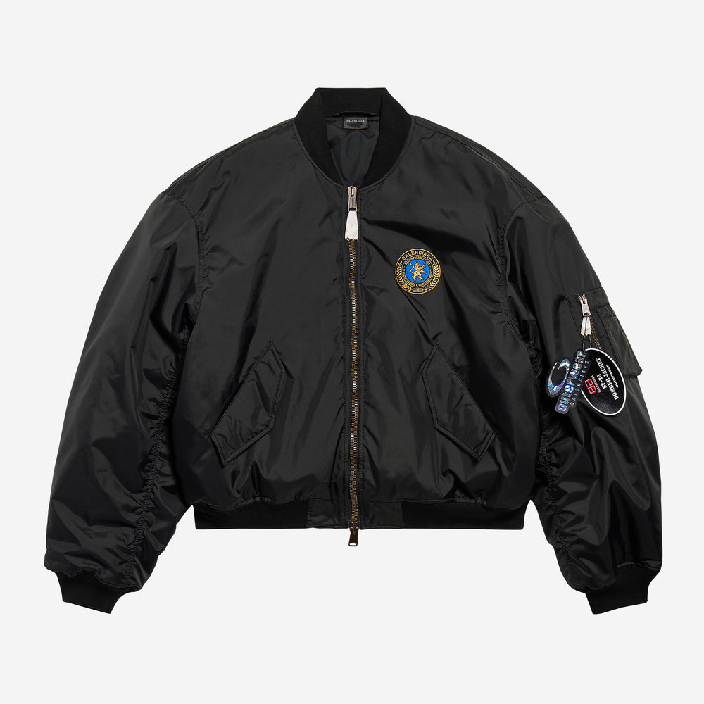 Balenciaga Large Fit Bomber Jacket – ZAP