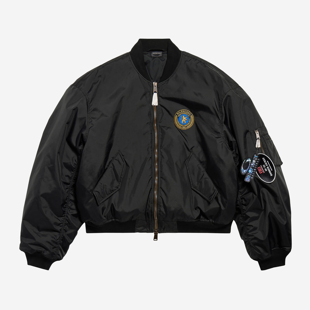 【BALENCIAGA】Bomber Jacket Large Fit ボンバージャケット Balenciaga Large Fit Bomber Jacket – ZAP